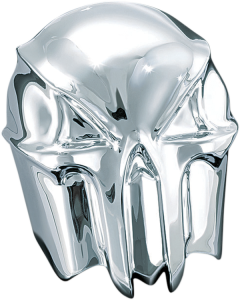 Skull Horn Cover Chrome