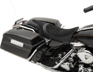 Caballero 2-up Vinyl Seat Black, 1, nordicamoto.ro