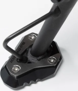 Extensie pentru piciorul suportului lateral, negru, argintiu, 1, nordicamoto.ro