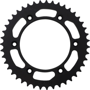 MOOSE RACING Pinion spate din aluminiu, negru 