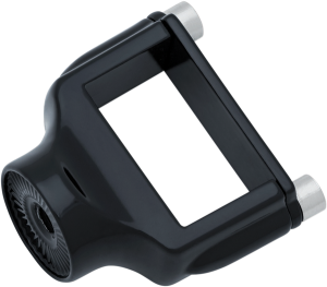 Side-mount License Plate Mount Clamp Gloss Black