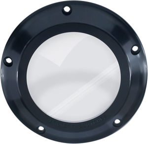 Scorpion Derby Cover Black, Powder-coated, 2, nordicamoto.ro