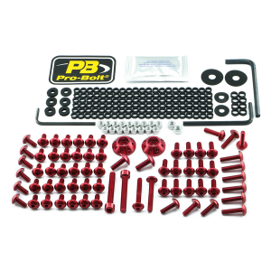 Fairing Bolt Kit For Bmw Red