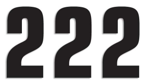 Two Series Numbers Black, 3, nordicamoto.ro