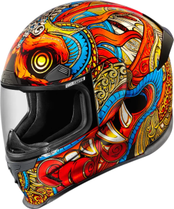 Airframe Pro Barong Helmet Orange/multi 2x-large Multi, Red