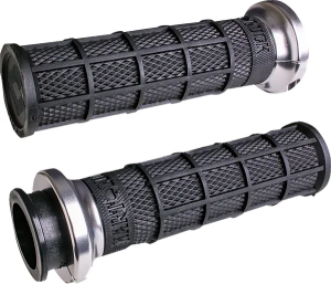 Indian Hart-luck Signature V-twin Lock-on Grips Black