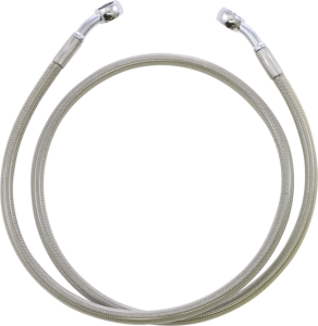 Extended Length Brake Line Silver Oversize [+152 mm (6'')], 1, nordicamoto.ro