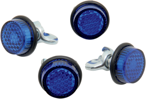 License Plate Reflectors Blue, 1, nordicamoto.ro