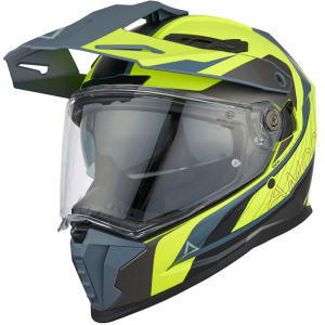 Cască moto AMOQ AI100 Mojave gri/galben XS, 5, nordicamoto.ro