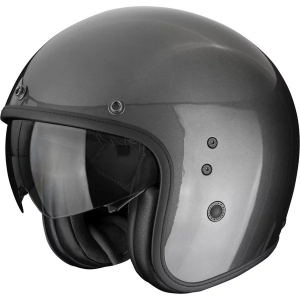Casca open face SCORPION BELFAST EVO SOLID S NEGRU MAT, 5, nordicamoto.ro