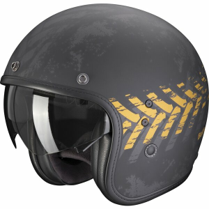 Casca open face SCORPION BELFAST EVO NEVADA Verde/Argintiu M, 2, nordicamoto.ro