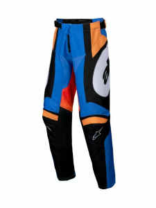 Pantaloni Copii Alpinestars Racer Melt Blue/Orange