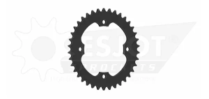 Pinion standard spate 520, negru 