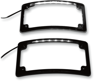 Led License Plate Frame White, 2, nordicamoto.ro