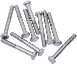 Fine-thread Hex-head Bolt Assortment Silver