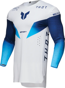Tricou Enduro Thor Sportmode Strike White
