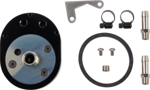 Jagg Offset Oil Filter Adapter Black
