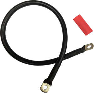 Battery Cable With Optional Shrink Tube Black