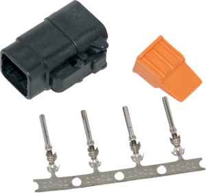 Deutsch Dtm Plug And Receptacle Kit Black, 1, nordicamoto.ro