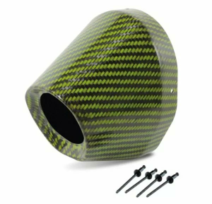End Cap Carbon Fiber Black 