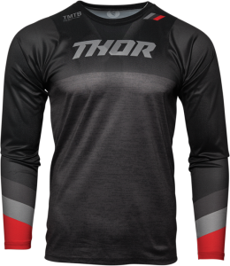 Tricou MTB Thor Assist Black/Gray/Red