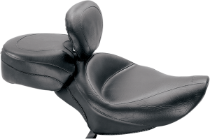 Wide Solo Seat With Removable Backrest Black
