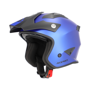 Casca Jet Acerbis Aria Metallic Albastru