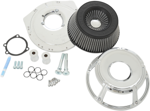 Inverted Series Air Cleaner Kit Silver