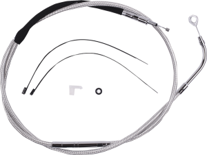 High-efficiency Polished Stainless Clutch Cable Silver