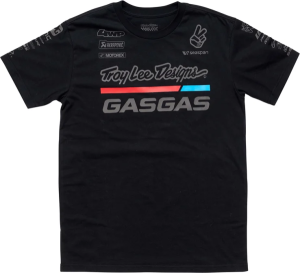 TLD GASGAS TEAM TEE BLACK, nordicamoto.ro