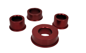 Captive Wheel Spacer Red, 1, nordicamoto.ro