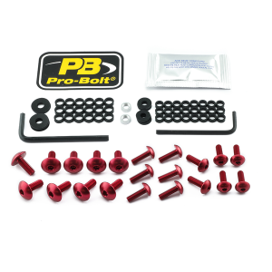 Fairing Bolt Kit For Kawasaki Red