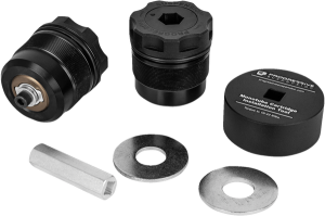 Fork Preload Adjusters Black, Anodized
