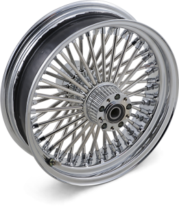 Fat Daddy 50-spoke Radial Laced Wheel Silver, 2, nordicamoto.ro