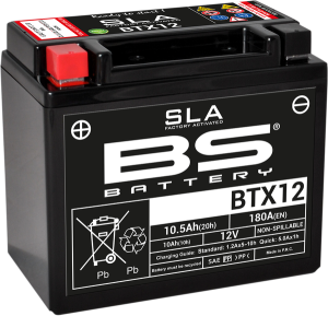 Sla Factory- Activated Agm Maintenance-free Battery Black