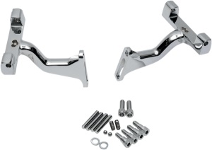 Passenger Floorboard Mounts For Dressers Silver, 1, nordicamoto.ro
