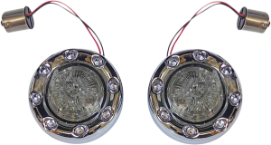 Probeam® Bullet Ringz 1156 Rear Turn Signals Chrome