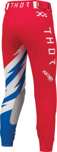 Pantaloni Shockie pentru tineri, model Launchmode, albastru-roșu, 5, nordicamoto.ro