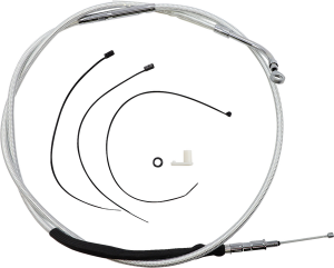 High-efficiency Braided Sterling Chromite Ii® Clutch Cable Silver