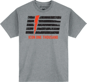 Tricou Icon Invasion Stripe Gray