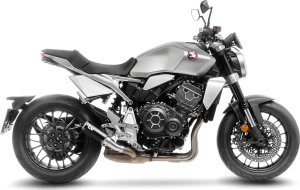 Tobă de eșapament LeoVince LV Corsa S Full Black Slip-On pentru Honda CB1000R Neo Sports Café, 4, nordicamoto.ro