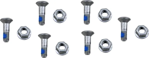 MOOSE RACING Sprocket Lock Bolt Kit Silver 