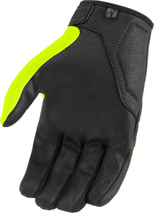 Manusi Icon Hooligan™ CE Hi-Vis Yellow 3XL, 3, nordicamoto.ro