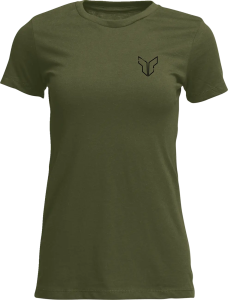 Womens Patched Up T-shirt Green 