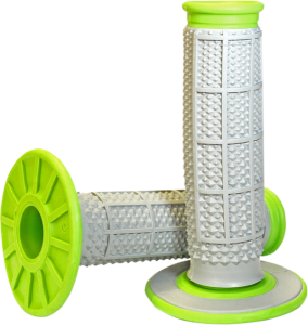 Tapered Dual-compound Grips Gray, Green
