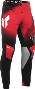 Pantaloni Thor Sportmode Carbon Rosu/Negru