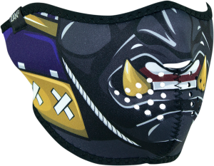 Neoprene Half Mask Black, 1, nordicamoto.ro