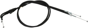 MOOSE RACING Black Vinyl Throttle Cable Black 