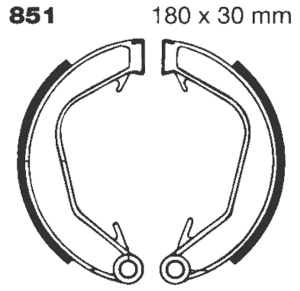 Standard Brake Shoes, 1, nordicamoto.ro