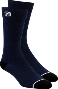 100% Solid Socks Blue  L/XL, 1, nordicamoto.ro